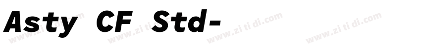 Asty CF Std字体转换 Asty CF Std字体转换